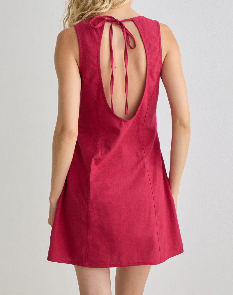Image of Ayana Mini Dress in Adrenaline Red