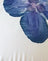 Ivory with Blue Orchid