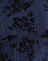Flocked Shimmer Plisse Navy