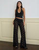Image of Dasom Trouser in Floral Lace Black