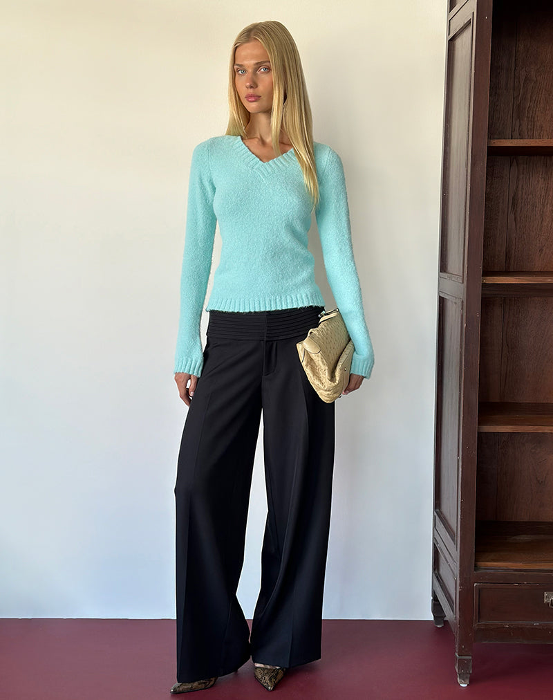 Image of Dinesa Jumper in Knit Blue Tint