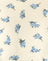 Blue Cluster Floral with Picot Trim