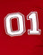 Adrenaline Red with White Piping