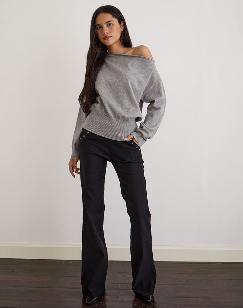 Image of Jalira Jumper in Knit Grey