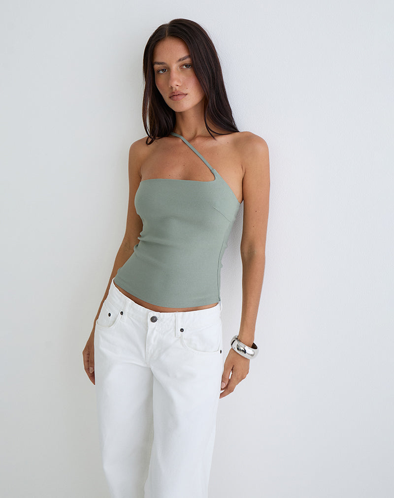 Image of Kacya Asymmetric Top in Grey
