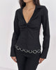 Image of Karis Shirt in Poplin Black