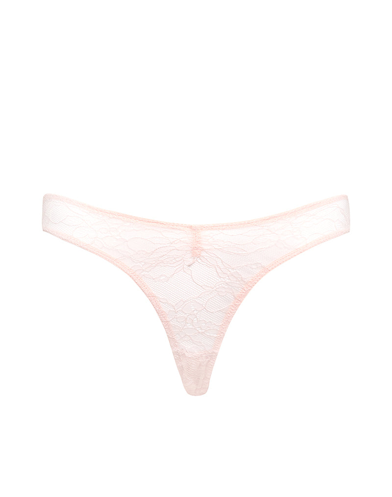 Image of Kukila Brazilian Knicker in Marys Rose Lace Pink