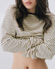 Image of Kumiko Long Sleeve Top in Jersey Yellow and Black