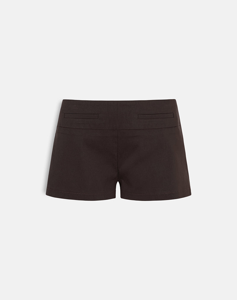 Image of Lucen Mini Short in Tailoring Brown
