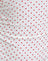White with Red Micro Polka Print