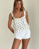 Image of Maria Top in Funshine Floral Off White