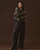 Image of Nala Trouser in Heavy Woven Check Blue and Red