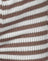  Knit Stripe White and Brown