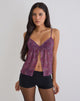Image of Nukara Butterfly Top in Regal Paisley Purple