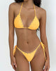 Image of Lentra Bikini Bottom in Light Orange with Studs