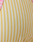 Yellow Stripe with Pink Gingham Binding