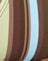 Brown and Blue Linear Stripe with Beads