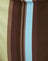 Brown and Blue Linear Stripe with Beads