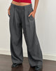 Image of Rivela Tie Waist Trouser in Grey
