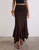 Image of Rombe Maxi Skirt in Bitter Chocolate