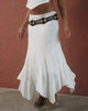 Image of Rombe Seamed Fairy Maxi Skirt in Ivory
