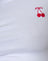  White with Red Cherry Embroidery