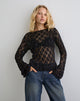 Image of Tate Jumper in Metallic Black