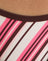 Brown and Pink Candy Stripe