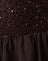 Ruffle Sequin Brown