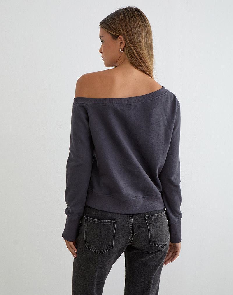 Image of Toria Sweatshirt in Blackened Pearl
