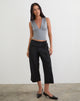 Image of Wamari Capri Trouser in Tailoring Black