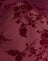 Flocked Botanical Flower Maroon