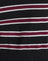 Stripe Knit Black Burgundy